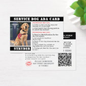 Service Dog ADA Cards Foto ID Abzeichen Beruflich (Schreibtisch)