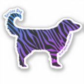 Service Dog, Nicht von Handler-Galaxie trennen Aufkleber (Vorderseite)