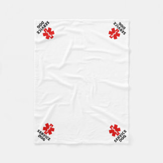 Service Dog Place Mat Fleecedecke