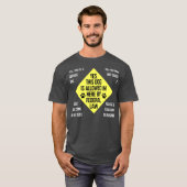 Service Downer Law - Niedlich Service Animal T-Shirt (Vorne ganz)