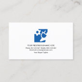 Service für den elektrischen Bulb-Grenzelektrikum Visitenkarte (Rückseite)