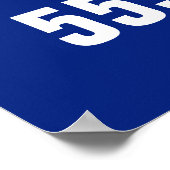 Service für Firmennamen - Kundenspezifisch Poster (Ecke)