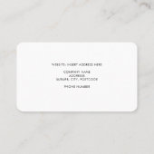 Service für Online-Shopping-Frachtzustellung Visitenkarte (Rückseite)