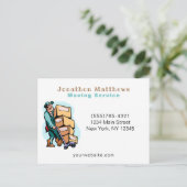 Service-Geschäft des Unternehmens für berufliche T Postkarte (Stehend Vorderseite)