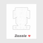 Service Human Design nicht Pet Funny Zitat Dog lo Aufkleber (Blatt)