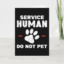 Service Human Nicht Streicheln Lustiges Hundebesit