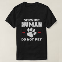 Service Human Nicht Streicheln Lustiges Hundebesit