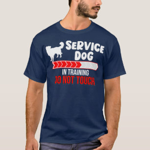 Service-Hund bei der Schulung des Touch-Trainerhun T-Shirt