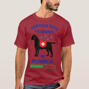 Service-Hund in der Schulung registrierter Trainer T-Shirt