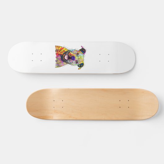 Service-Hunde Skateboard (Horizontal)