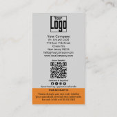 Service Image Orange Akzente $XX Off Rabattkarte (Rückseite)