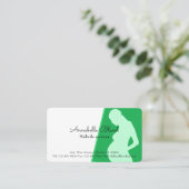 Service-Karte für Hebammen Visitenkarte (Stehend Vorderseite)