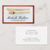 Service | Kulinarisch Visitenkarte (Vorne/Hinten)