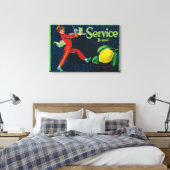 Service Lemon LabelLa Habra, CA Leinwanddruck (Insitu (Schlafzimmer))
