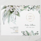 Service-Menü-Broschüre für Smaragdgrün (Vorderseite)