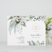 Service-Menü-Broschüre für Smaragdgrün (Stehend Vorderseite)