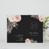 Service-Menü-Broschüre Tropische Rose (Stehend Vorderseite)