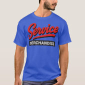Service Merchandise Retro 80er T-Shirt (Vorderseite)