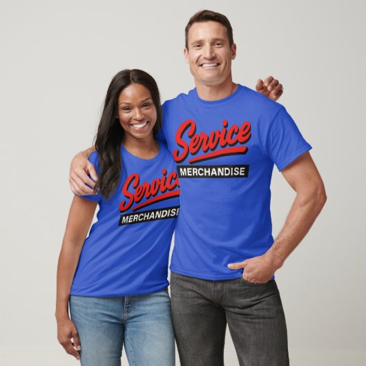 Service Merchandise Retro 80er T-Shirt (Unisex)
