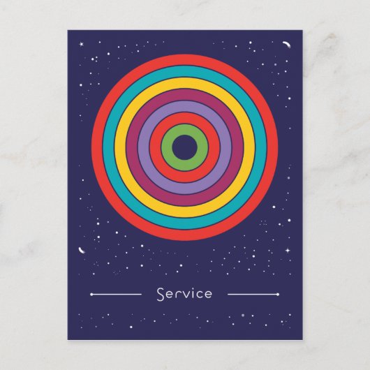 Service Postkarte (Vorderseite)