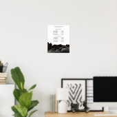 Service-Preis für Black and Gold Agate Poster (Heimbüro)