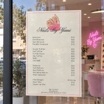 Service Price List l Nail Artist Beauty Salon