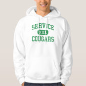 Service - Pumas - Highschool - Anchorage Alaska Hoodie (Vorderseite)