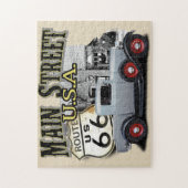 Service-Szene des Weg-66 Puzzle (Vertikal)