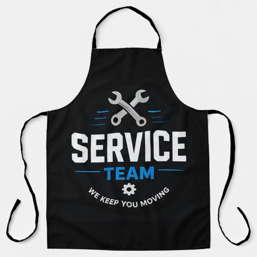 🛠️ Service-Team Autowerkstatt 🛠️ Schürze (Vorderseite)