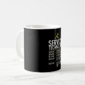 Service Technician Gift Present Idea Kaffeetasse (Vorderseite Links)