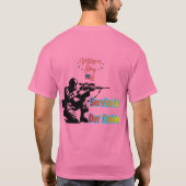 Service To Nation hellrosa T-Shirt (Rückseite)