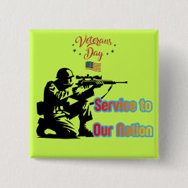 Service To Nation light green Button