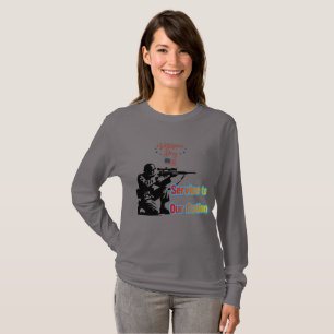 Service To Nation rauchgrau T-Shirt