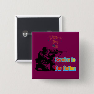 Service To Nation Wein Button