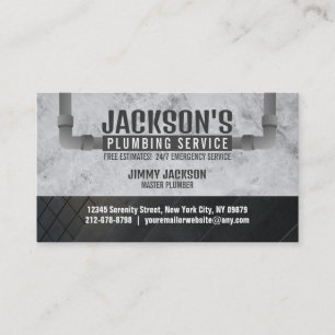 Service-Visitenkarten mit Slogan Visitenkarte