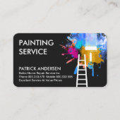 Service zur Reparatur von Paint-Zuhause Visitenkarte (Vorderseite)