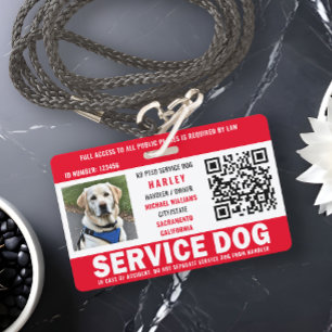 Servicehund Foto-ID-QR-Code Ausweis
