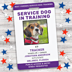 Servicehund in Ausbildung Karte Personalisierte ID Ausweis
