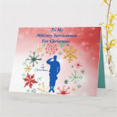 Serviceman Faltingkarte Karte (Gelbe Blume)