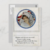 Serviceman/Krankenpflegungs-Postkarte Postkarte (Vorne/Hinten)