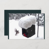 Serviceman, Postman, UPS, FedEx, Tip-Card Einladung (Vorne/Hinten)