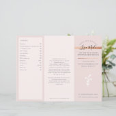 SERVICES PREIS LIST Schönheitssalon Rose Gold Rosa (Stehend Vorderseite)