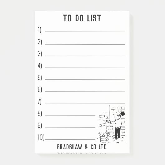 Services zur Eigenschaftswartung Post-it Klebezettel (Vorderseite)