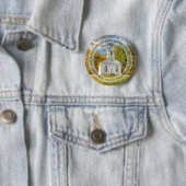 Servieren mit Freude New England Kirche im Herbst Button (Beispiel)