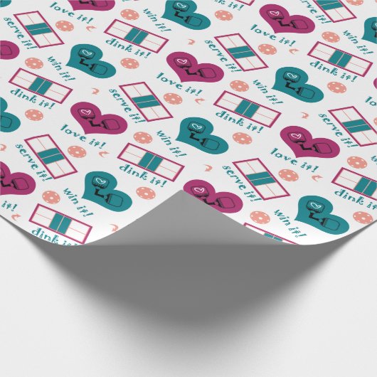 Servieren Sie es, gewinnen Sie es, trinken Sie es Geschenkpapier (Ecke)