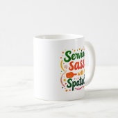 Servieren Sie Sass mit einem Spatel-Kaffeebecher Kaffeetasse (VorderseiteRechts)