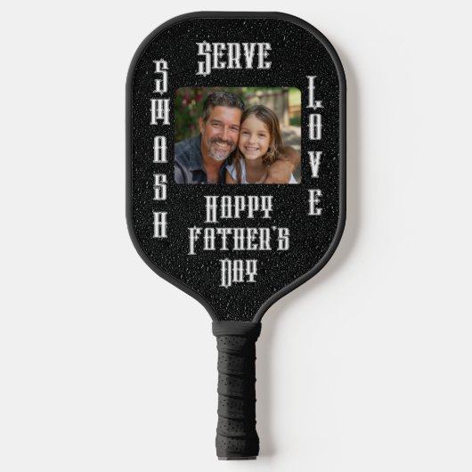 Servieren und Schmunzen mit Liebe Pickleball Schläger (Vorderseite)