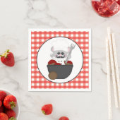 Servieren von Fleischbällen Italienisches Essen Sp Serviette (Beispiel)