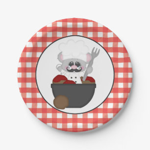 Servieren von Meatballs Italienisches Essen Spaß  Pappteller