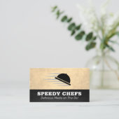 Servieren von Plater Moving | Catering - und Leben Visitenkarte (Stehend Vorderseite)